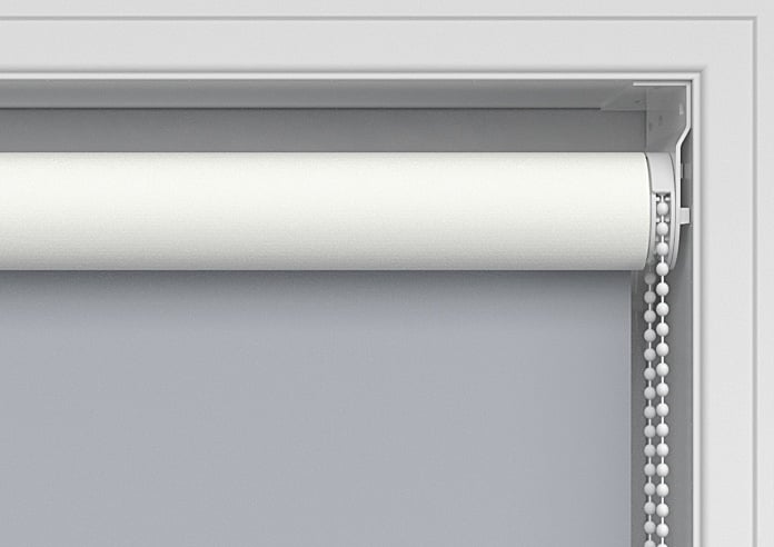 Rimini (Blackout), Grey & Optima Black - Double Roller Blind - Image 10